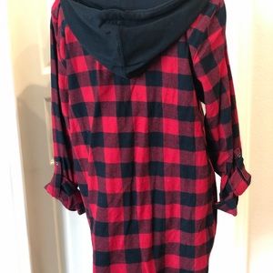 Buffalo check hoodie